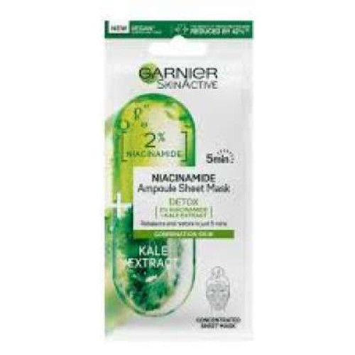 GARNIER 5 MIN AMP MASK KALE 1 PC 