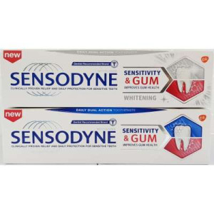 SENSODYNE SENSITIVITY&GUM WHITENING 2*100GM SENSODYNE SENSITIVITY&GUM WHITENING 2*100GM