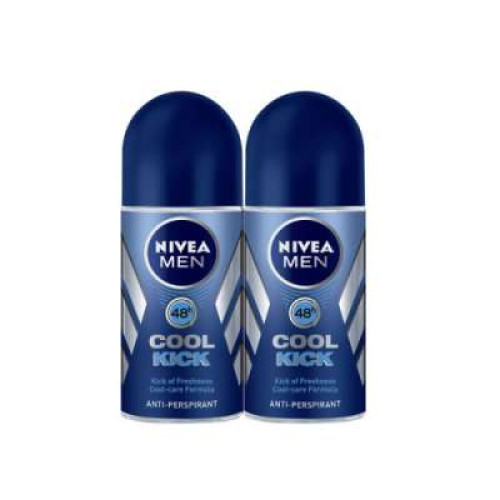 NIVEA M COOL KICK EXT DRY RO 50ML*2