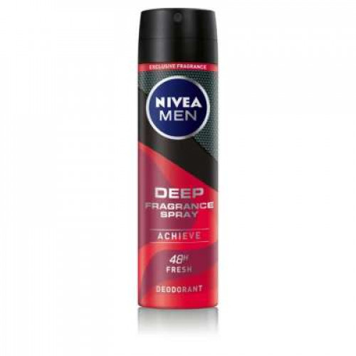 NIVEA (M) DEEP FRAGRANCE ACHIEVE SPRAY 150ML 