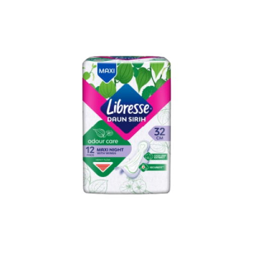 LIBRESSE ODOUR CARE M.NIGHT W 32CM 12SX3