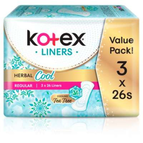 KOTEX PL HERBAL COOL 26S*3 