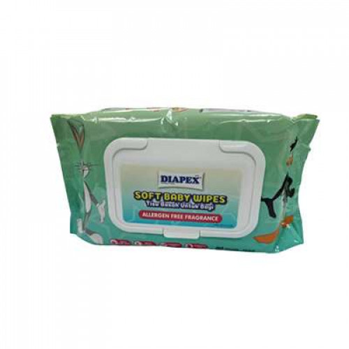 DIAPEX SOFT BABY WIPES FRAGRANCE 80SX2