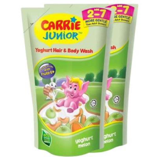 CARRIE JR HAIR BODY WASH MELON YOGURT TP 475G*2