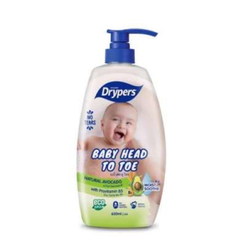 DRYPERS BABY HEAD TO TEO 650ML -SHEA 