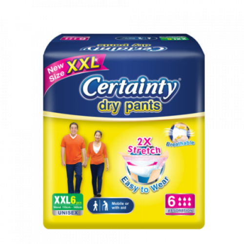 CERTAINTY DRYPANTS RP XXL 6'S