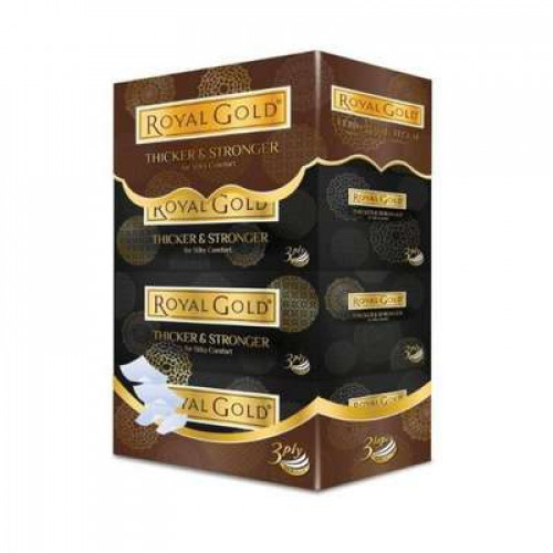 ROYAL GOLD WHITE SOFT PACK 3 PLY 120S*4