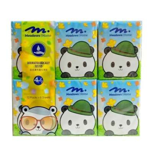 MEADOWS H POCKET TISSUE CD 8S X 12PKT