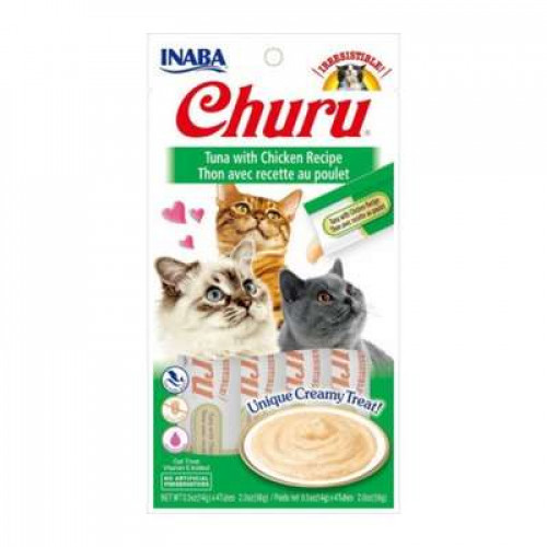 INABA CHURU TUNA WITH CHICKEN RECIPE 56G (USA 602