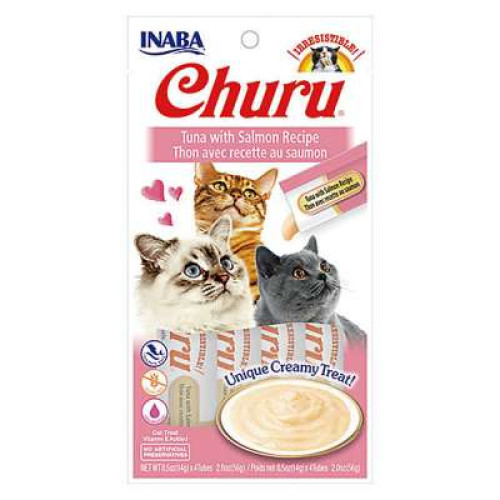 INABA CHURU TUNA WITH SALMON RECIPE 56G (USA 606 A