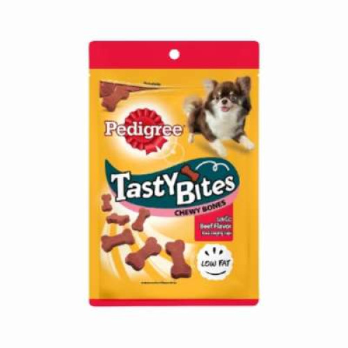 PEDTASTY BITES CHEWY BONES BEEF 50G