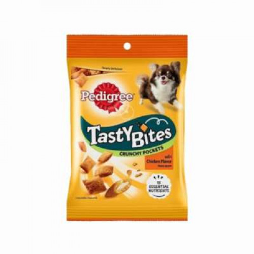 PED TASTY BITES POCKETS CHIC 60G