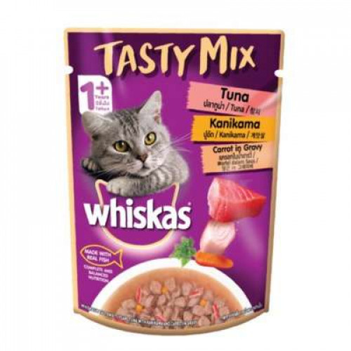 WHISKAS TASTY MIX TNKANICAR IN GRVY 70G