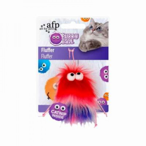 AFP CAT TOYS FURRY BALL -FLUFFER (ASSORTED)