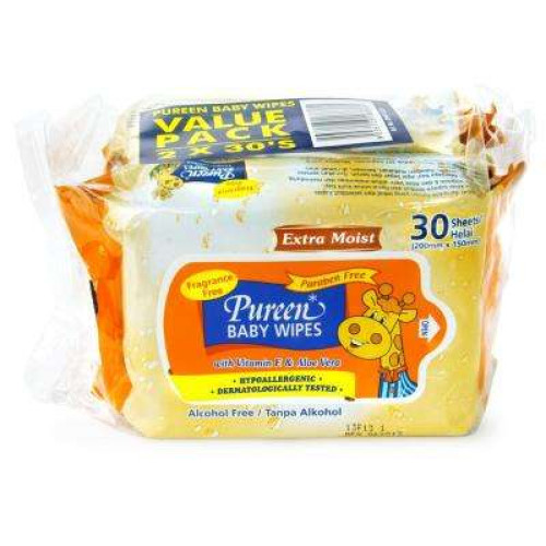 PUREEN BWFF2030 BABY WIPES F/F 30'Sx2 