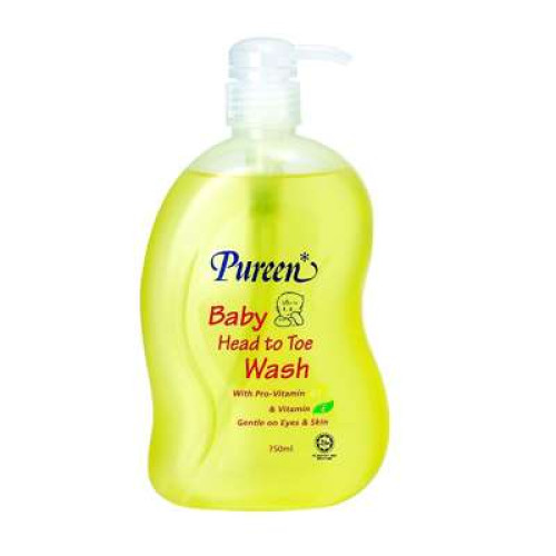 PUREEN HEAD TO TOE WASH PUMP 750ML