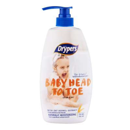 DRYPERS BABY HEAD TO TOE 650ML - OAT