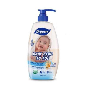 DRYPERS BABY HEAD TO TOE 650ML - OAT