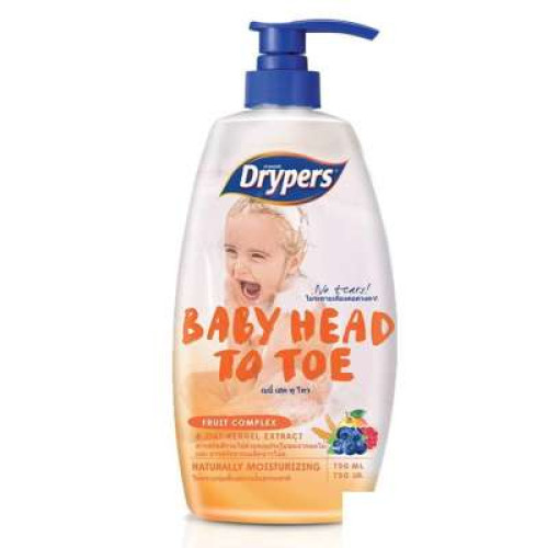 DRYPERS BABY HEAD TO TOE 650ML - FRUIT 