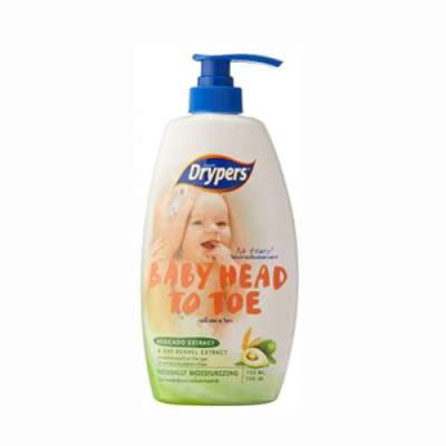 DRYPERS BABY HEAD TO TOE 650ML - AVOCADO 