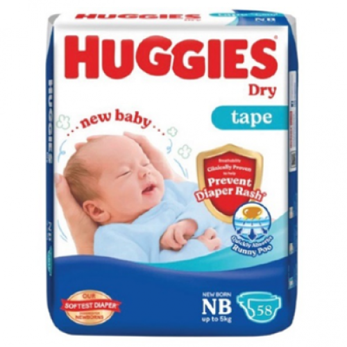 HUGGIES DRY JUMBO NB58