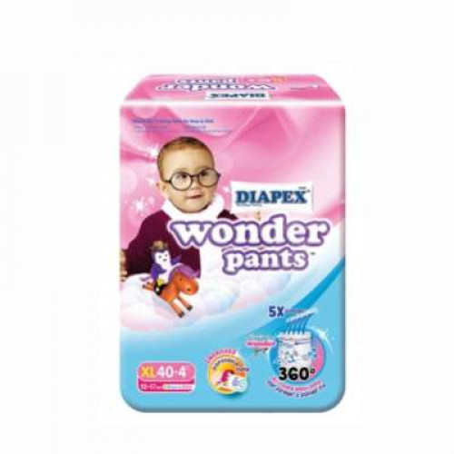 DIAPEX WONDER PANTS S.JUMBO PACK XL40+4