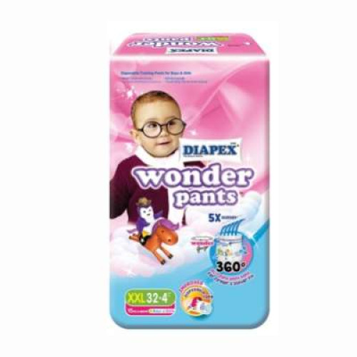 DIAPEX WONDER PANTS S.JUMBO PACK XXL32+4