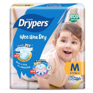 DRYPERS WEE WEE MEGA M 60'S
