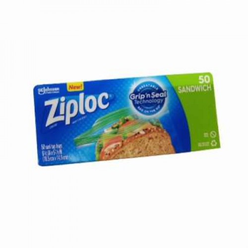 ZIPLOC SANDWICH 50SX12