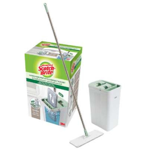 SCOTCHBRITE HANDS FREE MOP W COMPACT BUCKET 
