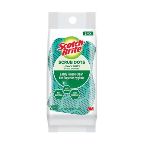 SCRUB DOTS-HEAVY DUTY (TWIN PACK)		