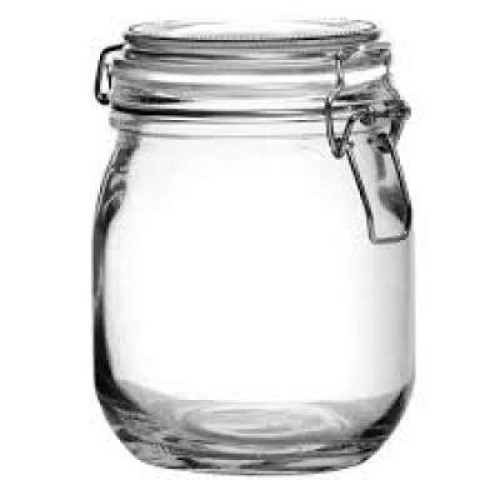 SIS12925 GLASS JAR 630ML