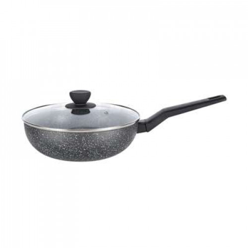 ZEN MARBLE 28X8.5CM STIR FRY WOK W/LID NON STICK