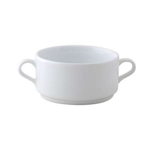 SIS307 PORCELAIN DOUBLE HANDLE BOWL