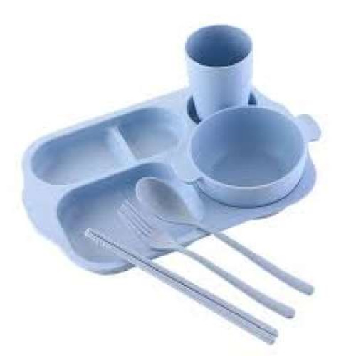 SIS318 WHEAT STRAW  TABLEWARE SET 6PCS 