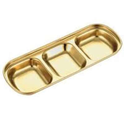 SIS12899 304 GOLDEN DISH - 3