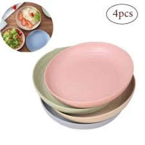 SIS324 WHEAT STRAW NODDLE PLATE 4PCS 