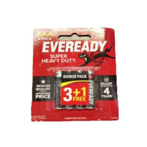 EVEREADY SHD AAA 3 FREE 1 (1212BP3+1R) EVEREADY SHD AAA 3 FREE 1 (1212BP3+1R)