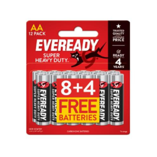 EVEREADY SHD AA (8 FREE 4) 1215BP8+4M