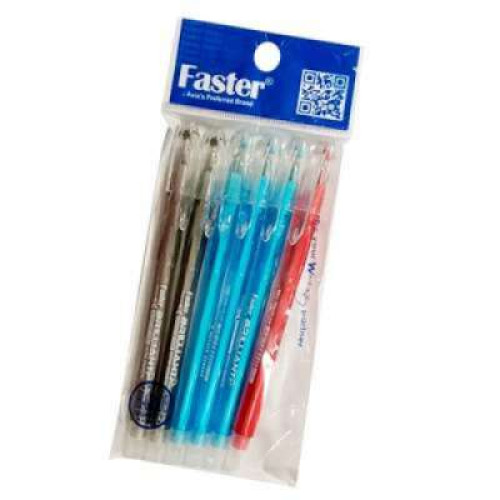 FASTER CX446 6M 0.7MM BALL PEN (6IN1)